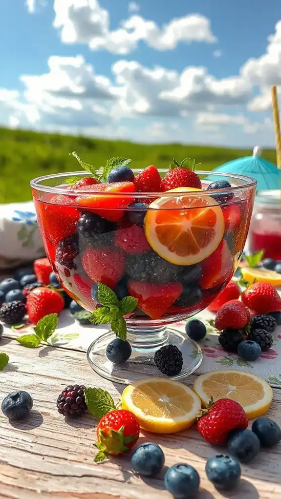 refreshing summer berry dessert