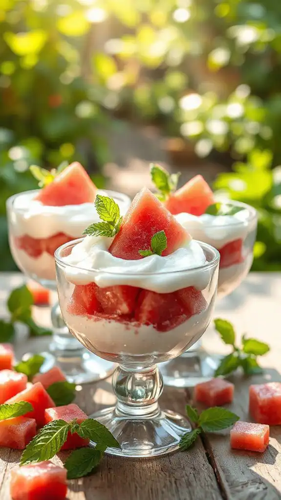 refreshing summer dessert cups