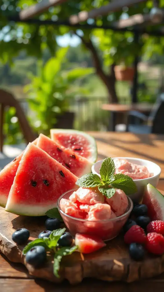 refreshing summer fruit dessert