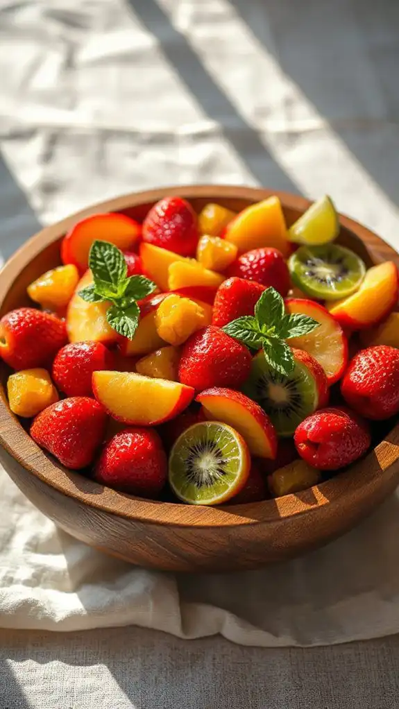 refreshing summer fruit salad