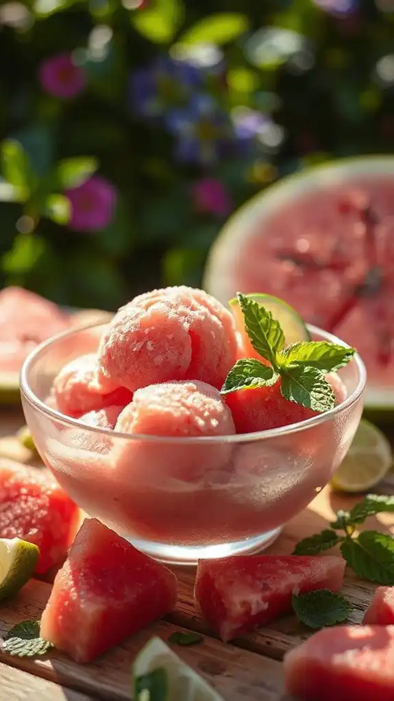 refreshing summer fruit sorbet refreshing summer fruit sorbet