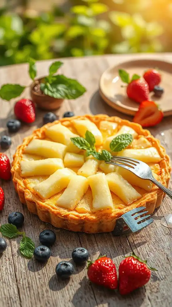 refreshing summer fruit tart