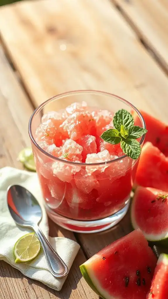 refreshing summer ice treat