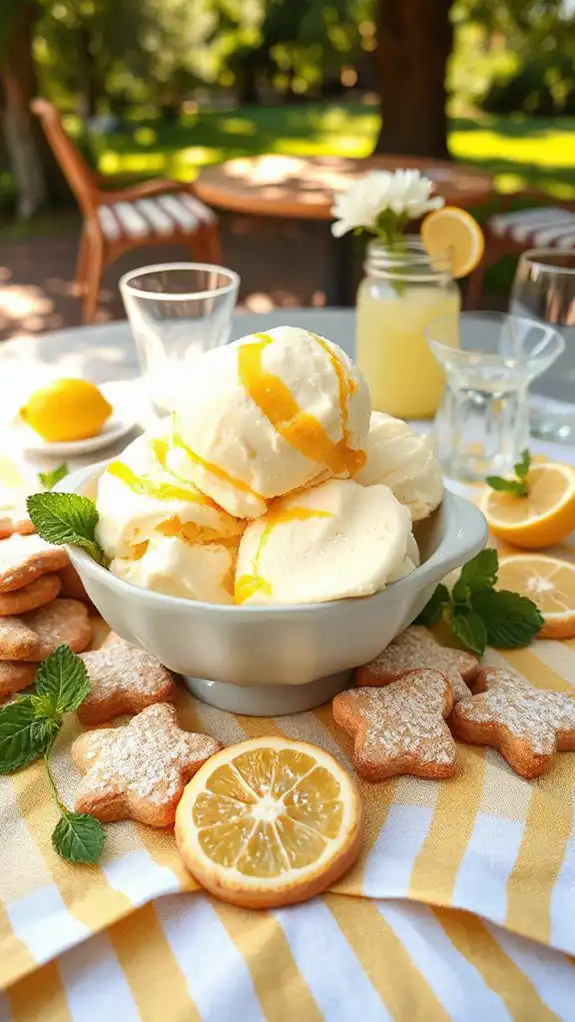 refreshing summer lemonade ice cream
