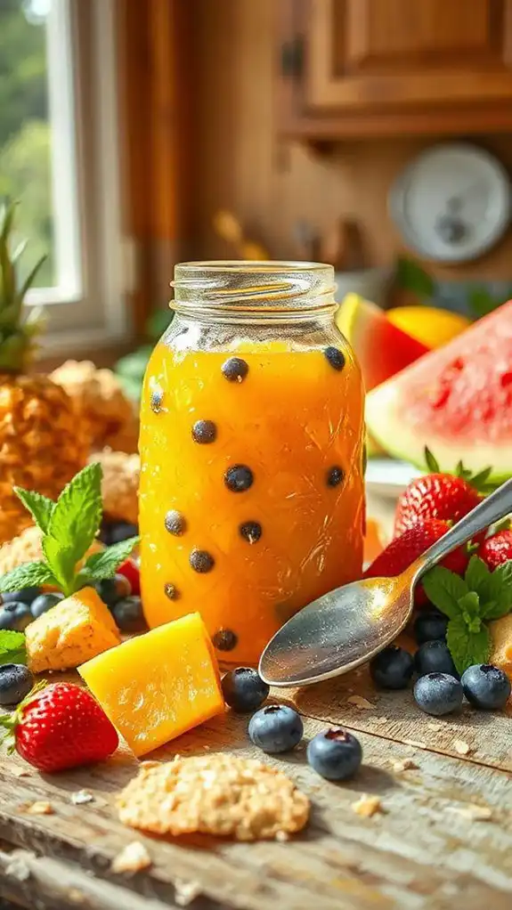 refreshing summer pineapple jelly