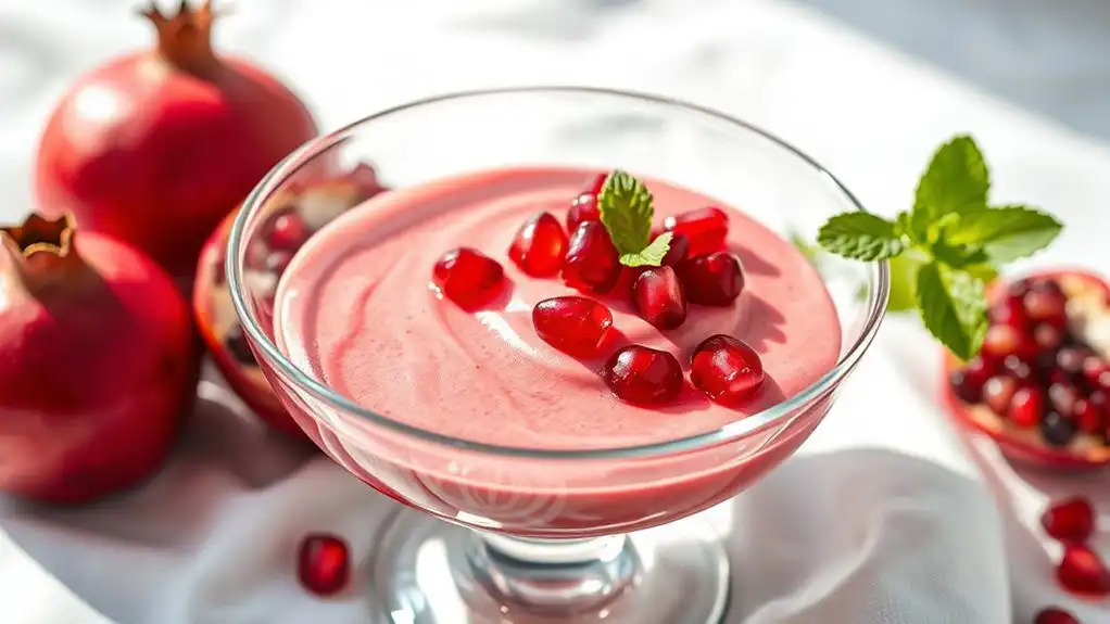 refreshing summer pomegranate treats