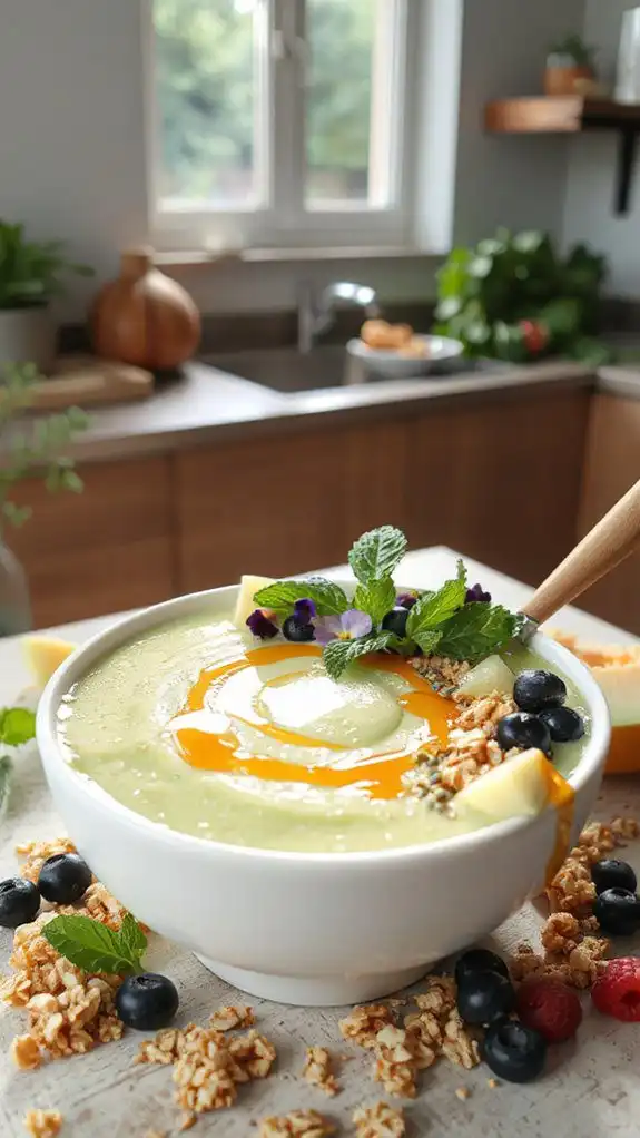 refreshing summer smoothie bowl