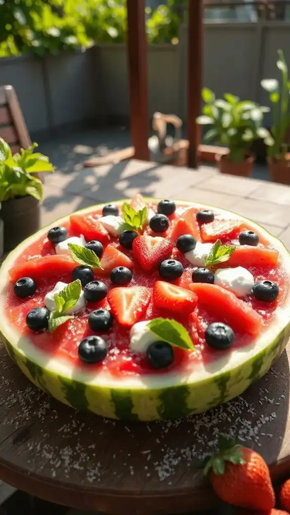 refreshing summer watermelon dessert