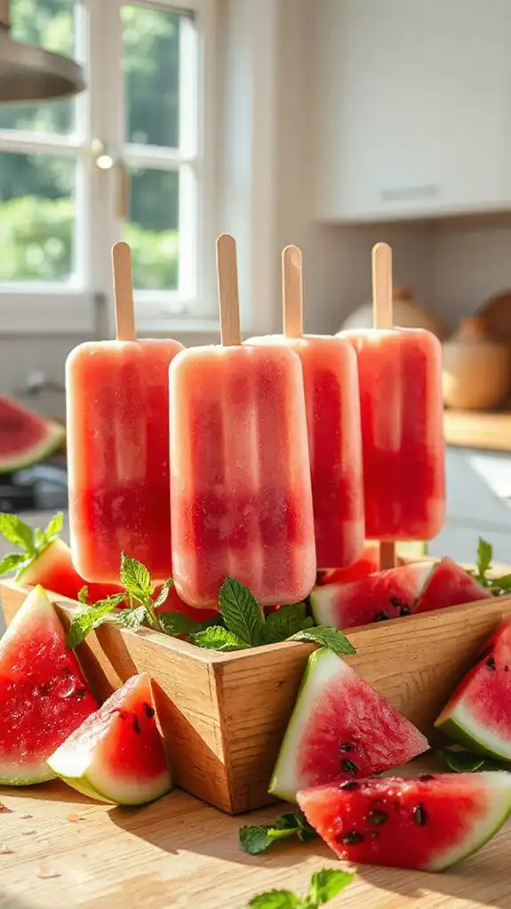 refreshing summer watermelon popsicles refreshing summer watermelon popsicles