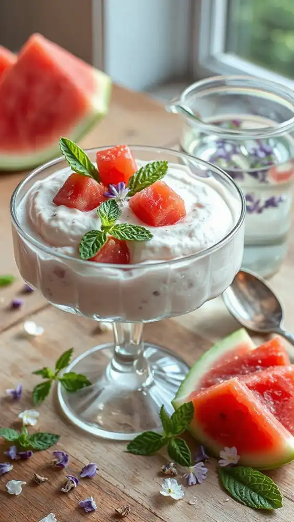 refreshing summer yoghurt mousse