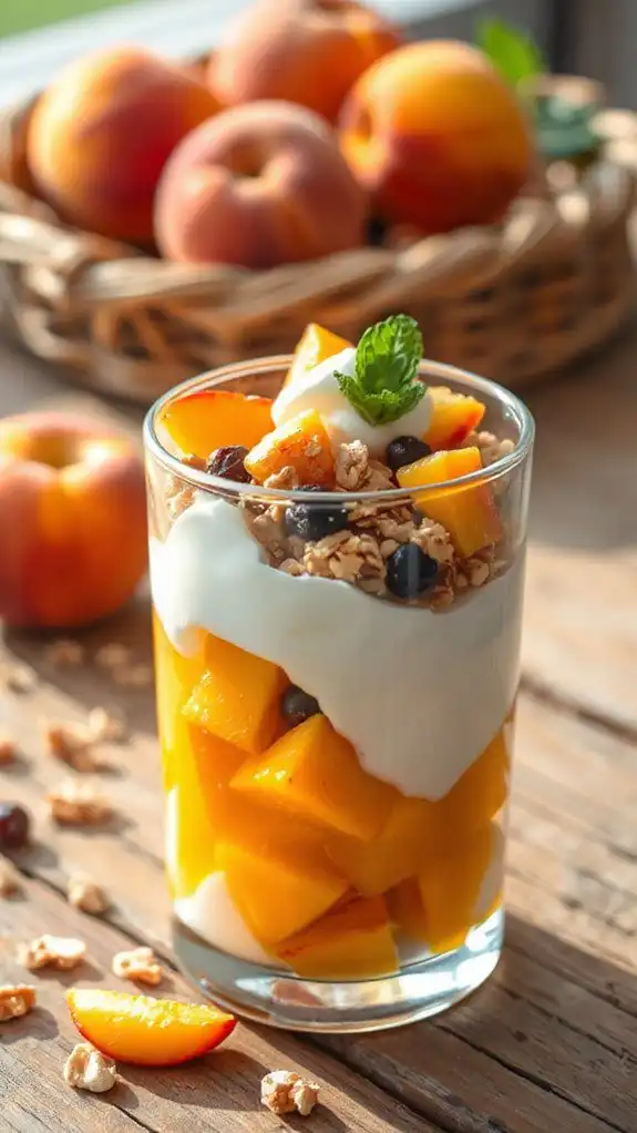 refreshing summer yogurt parfait