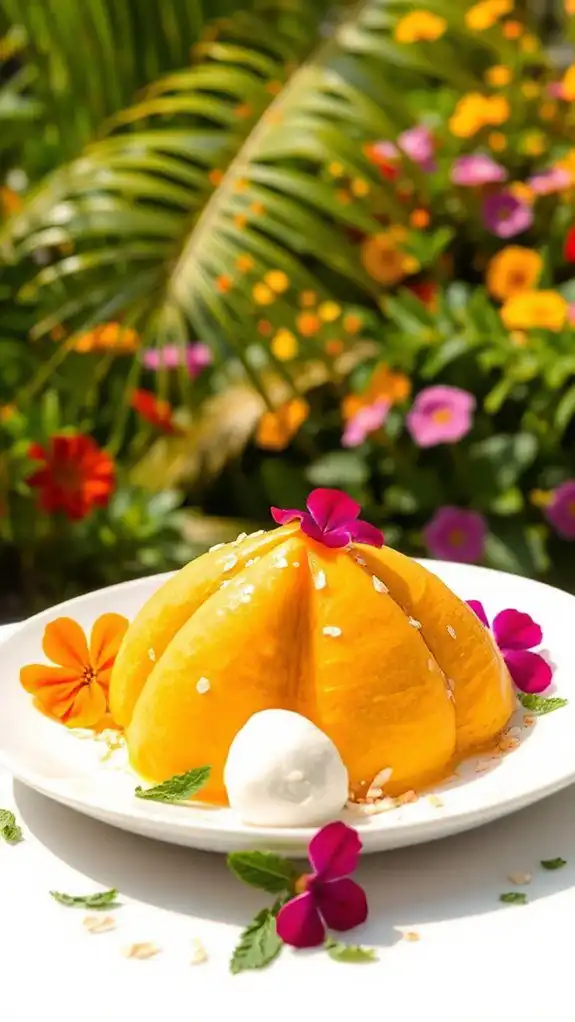 refreshing tropical cheese mousse refreshing tropical cheese mousse