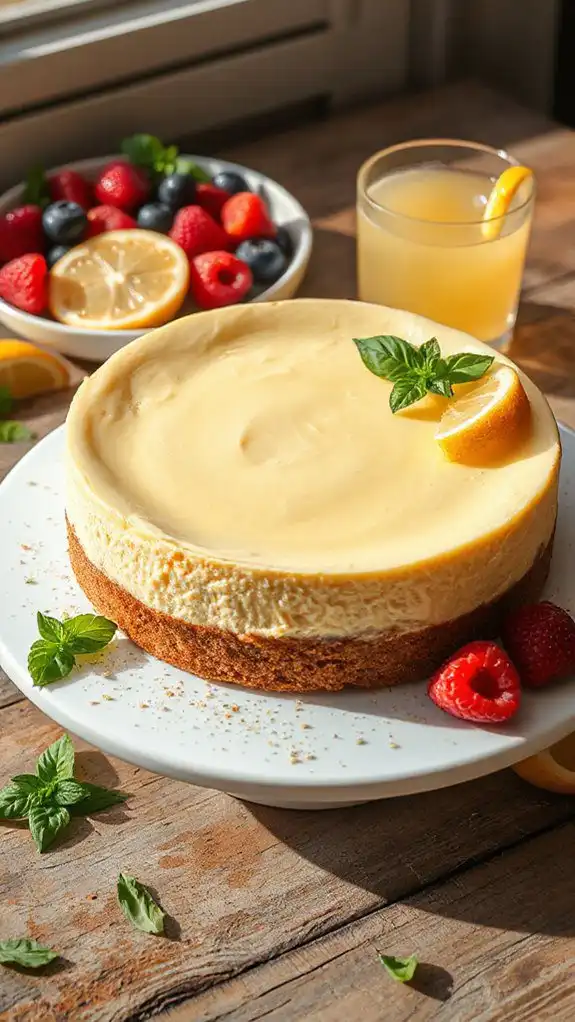refreshing twist on cheesecake