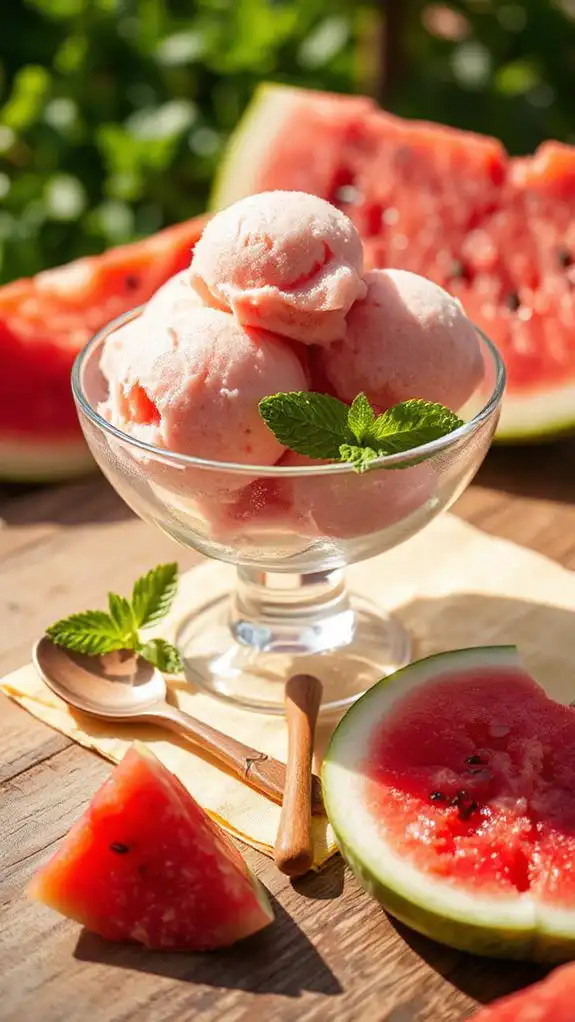 refreshing watermelon sorbet recipe refreshing watermelon sorbet recipe