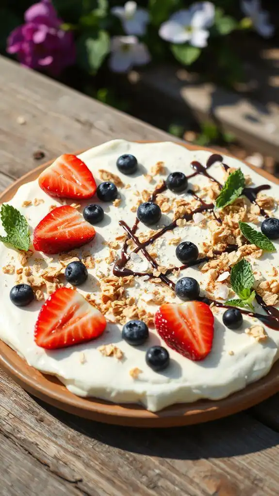 refreshing yogurt dessert bark