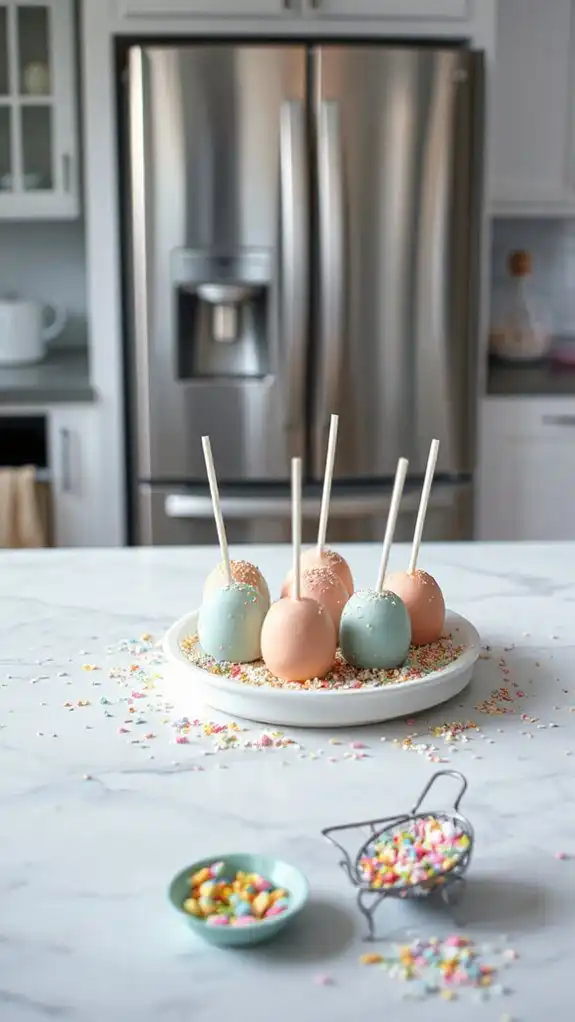 refrigerate cake pops now