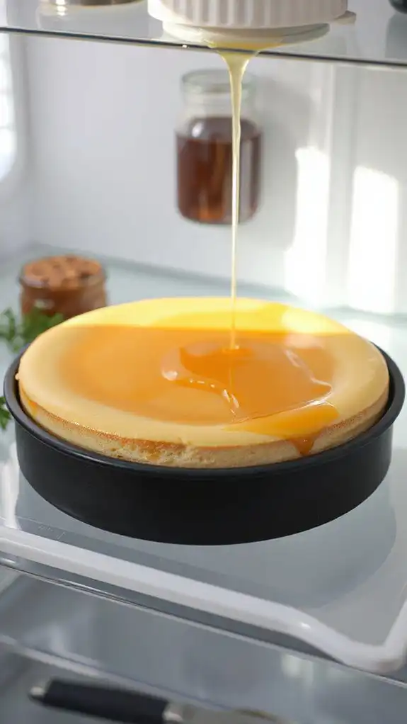 refrigerate cheesecake for setting