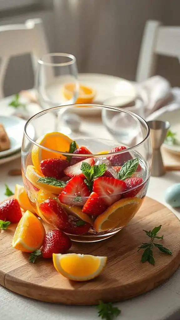 refrigerate mixture for flavors
