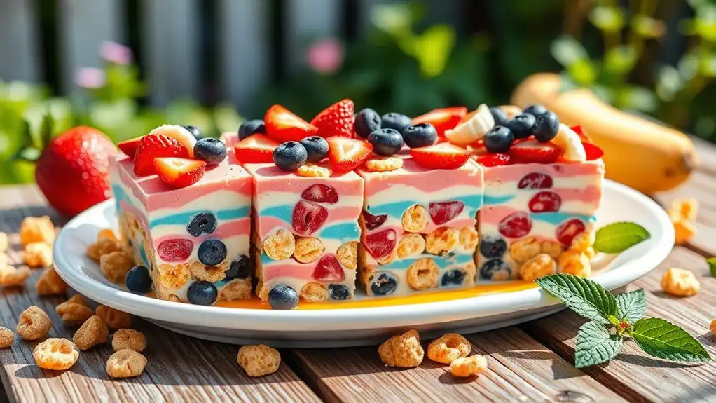 retro summer cereal desserts