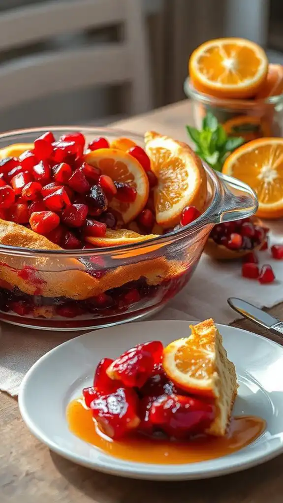 revitalizing citrus summer pudding