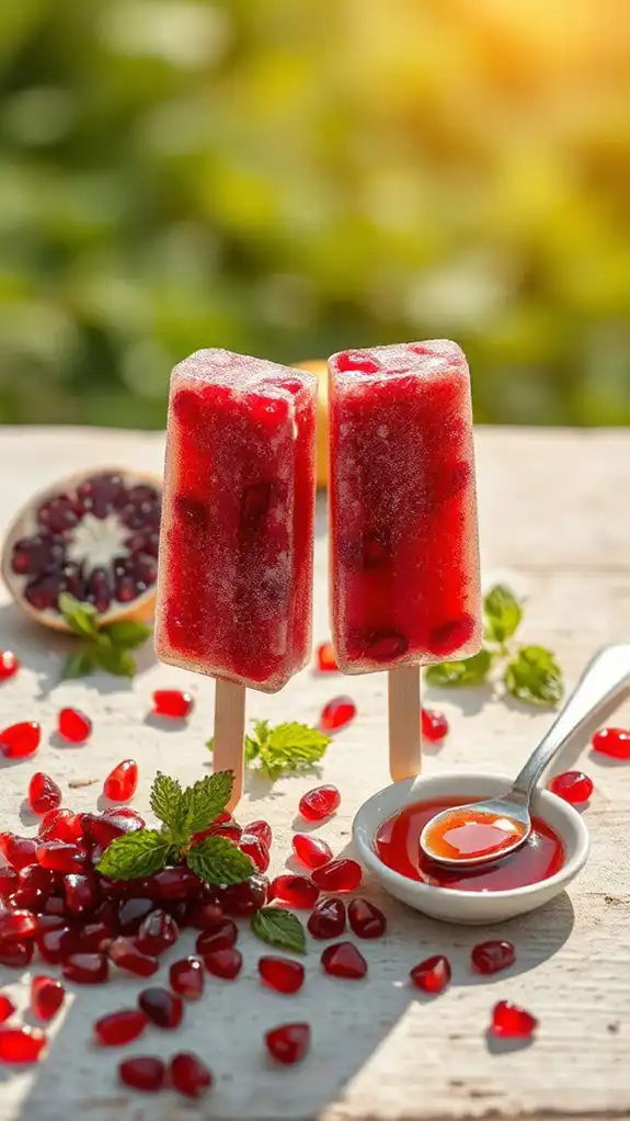 revitalizing summer pomegranate treat