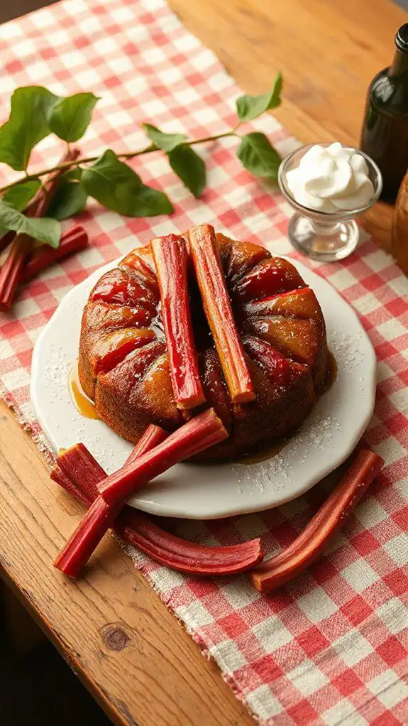 rhubarb cake delightful dessert