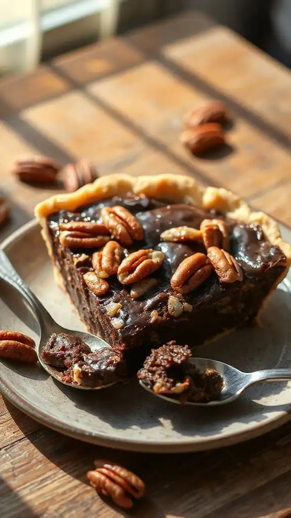 rich chocolate pecan delight