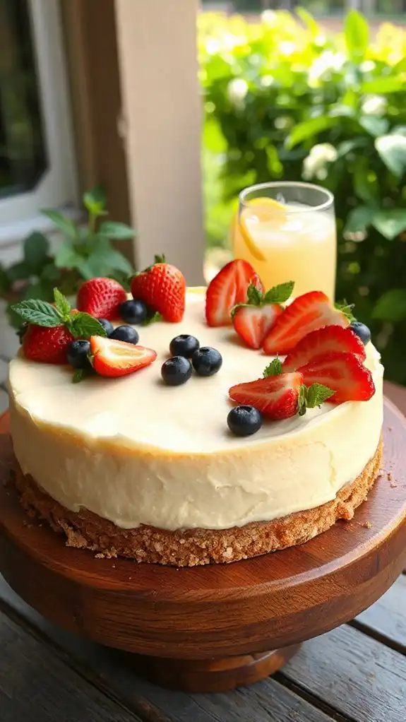 rich creamy timeless cheesecake