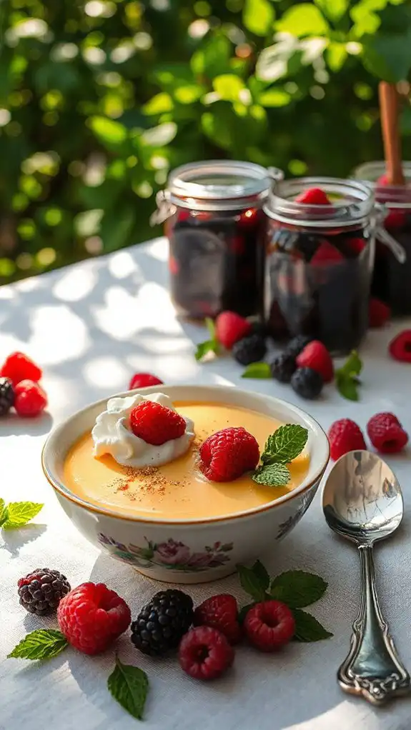 rich creamy vanilla custard