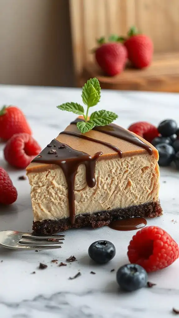 rich espresso cheesecake delight
