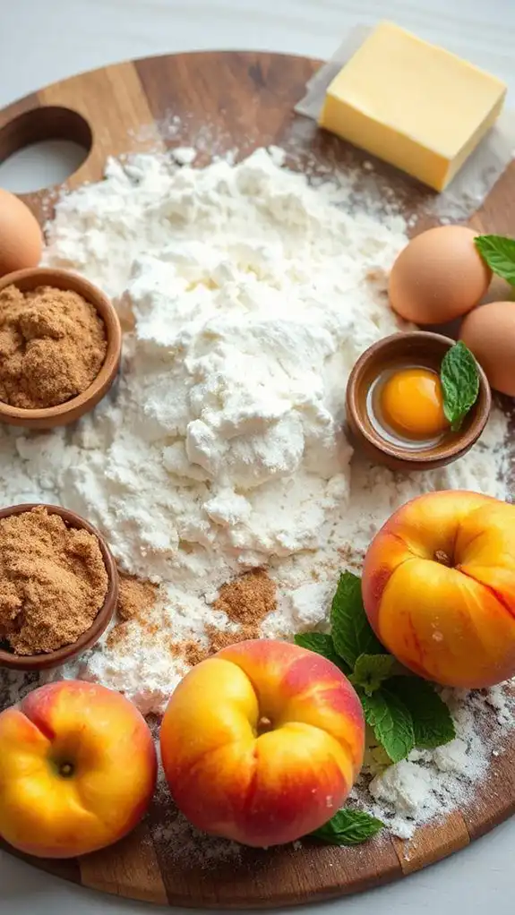 ripe peaches buttery crusts