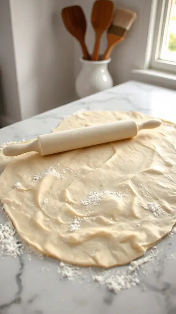 roll out the dough