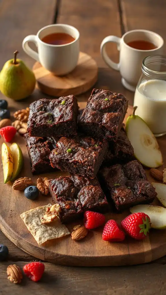 room temperature brownie pairings