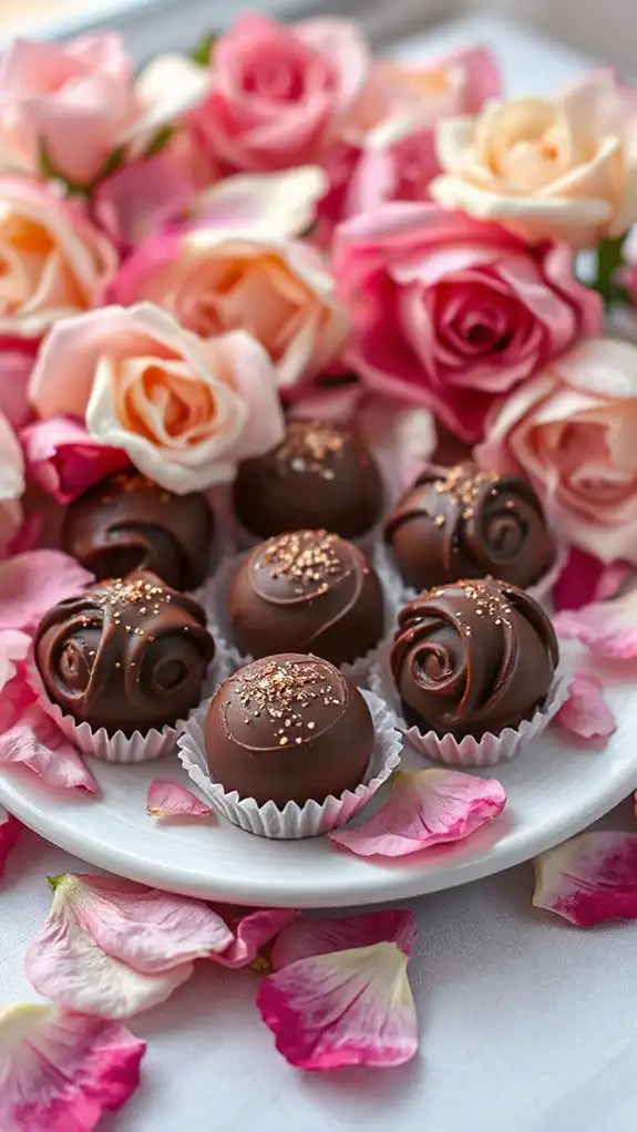rose infused chocolate indulgence