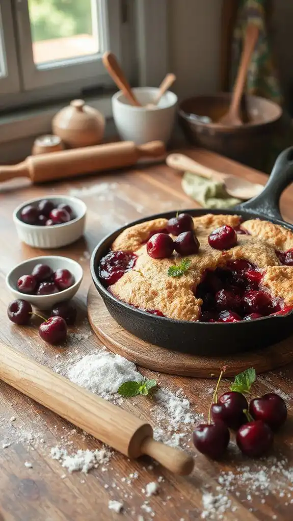 rustic cherry cobbler flavors