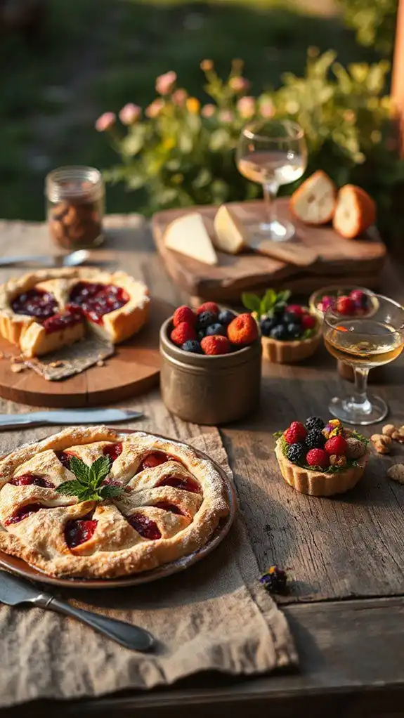 rustic dessert pairing suggestions