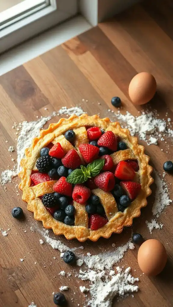 rustic freeform fruit charm
