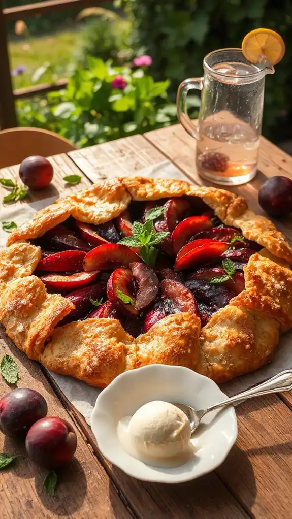rustic plum tart recipe rustic plum tart recipe