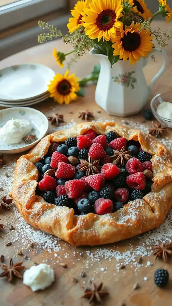 rustic spiced berry pastry rustic spiced berry pastry
