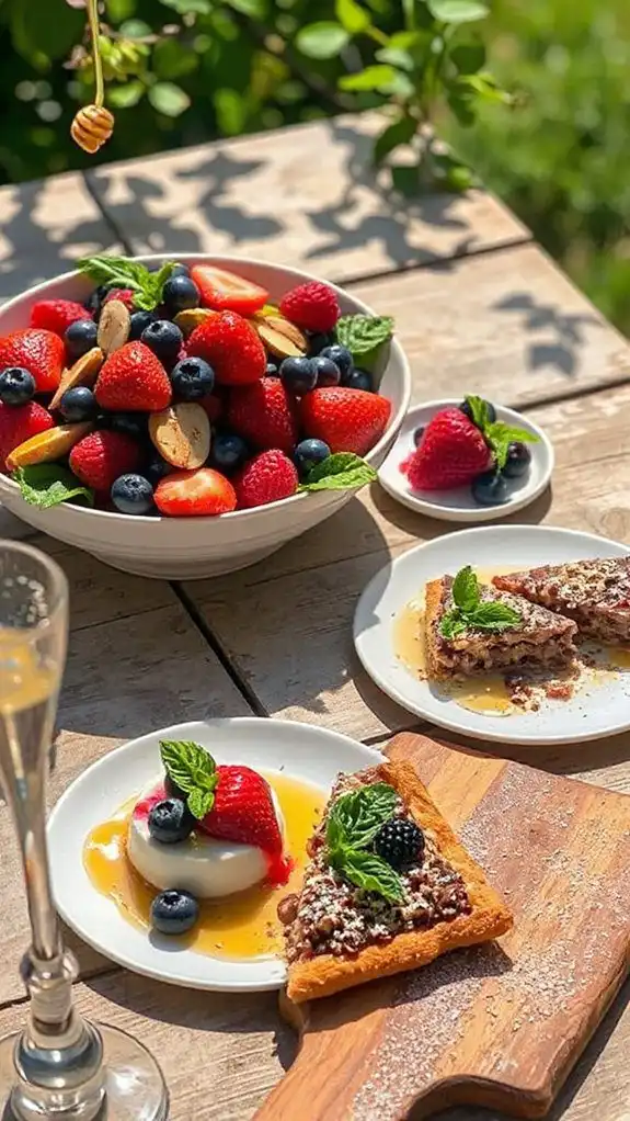 rye berry summer salad