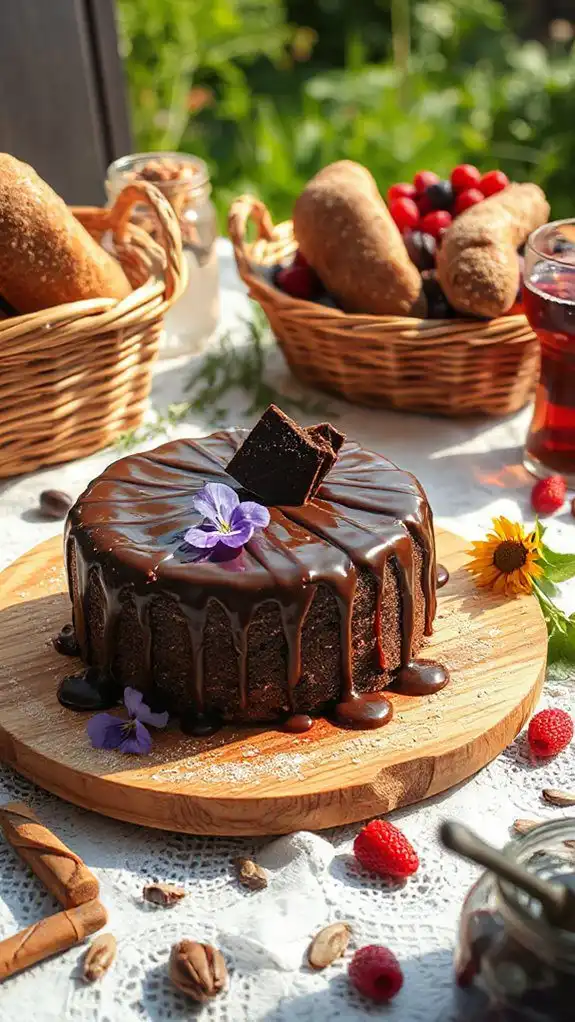 rye bread chocolate cake