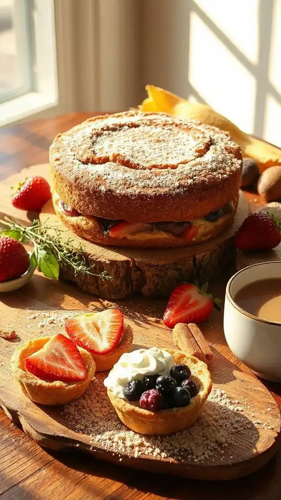 rye flour cinnamon cake