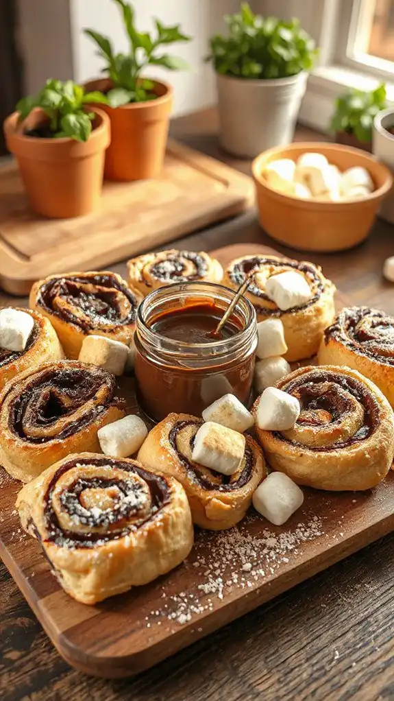 s mores dessert rolls quick