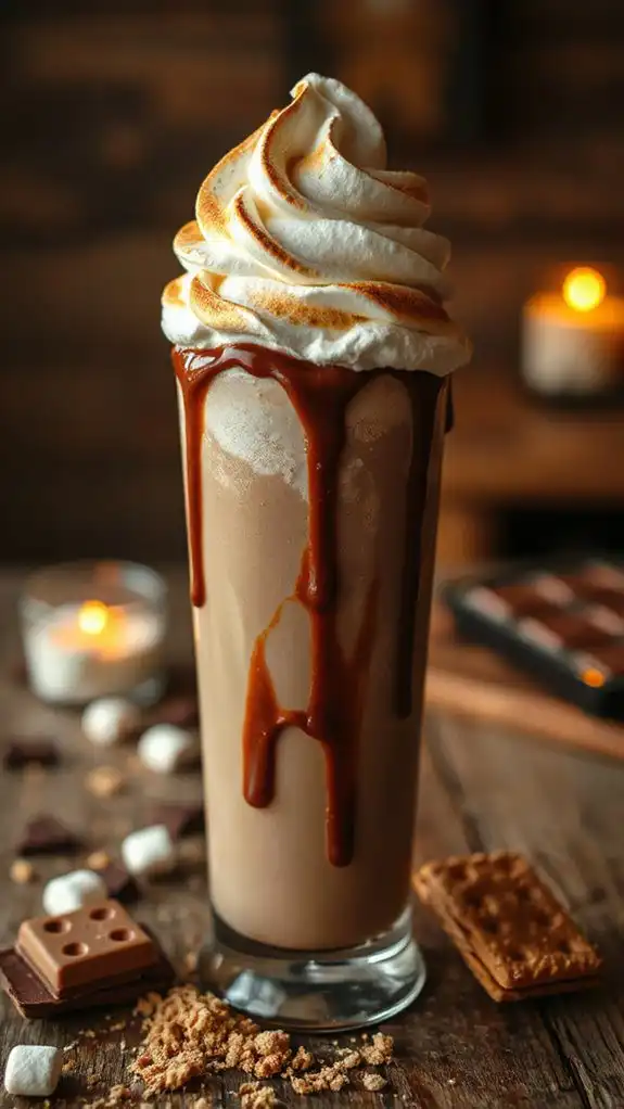 s mores flavored summer shake