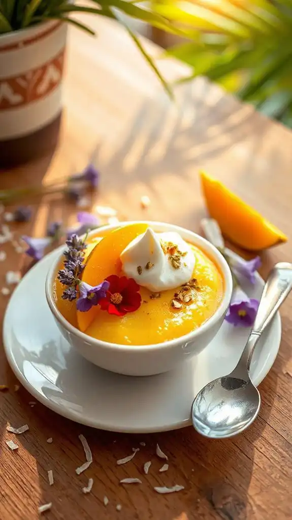 saffron coconut pudding delight saffron coconut pudding delight