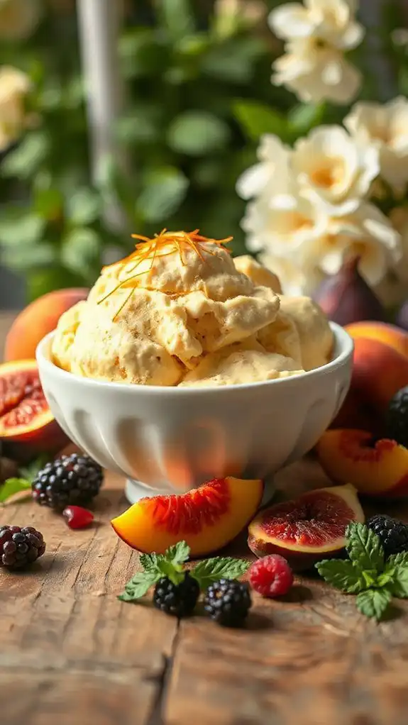 saffron infused ricotta delight