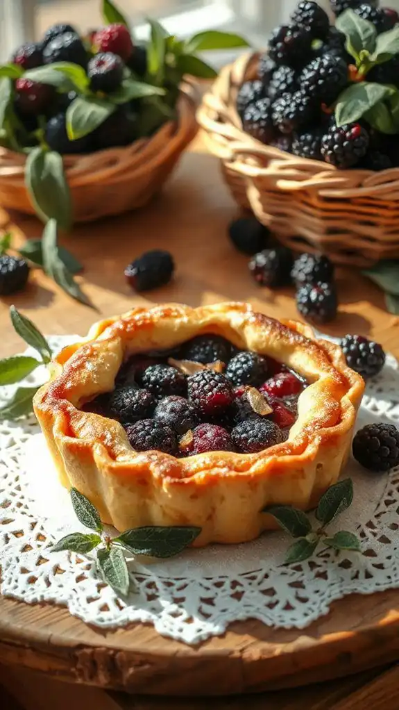sage blackberry clafoutis recipe