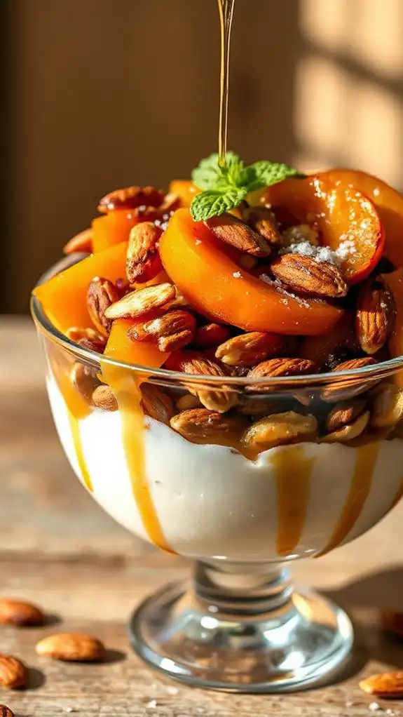 saut ed apricots crunchy almonds