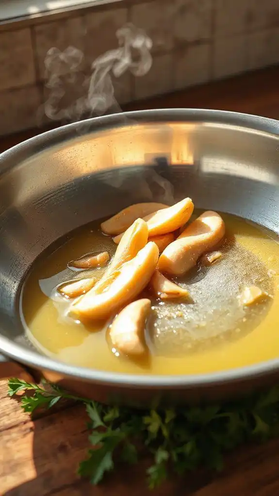 saut garlic until aromatic