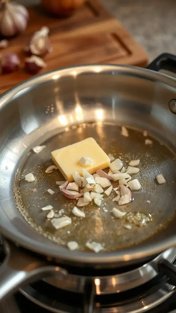 saut onions until clear
